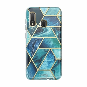 Scratch Proof Glass Scratch Resistant Glass Galaxy A20 | A30 Cosmo Case - Ocean Blue