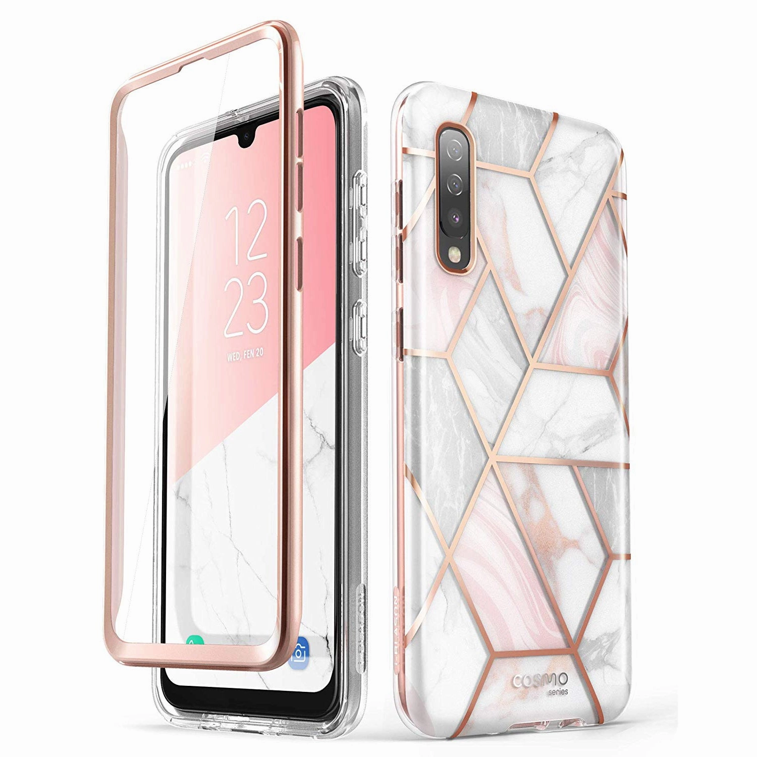 Galaxy A50 | A50S Cosmo Case - Marble Pink Anti Scratch Shield