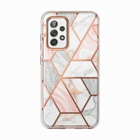 Anti Reflection Screen HD Clarity Galaxy A53 Cosmo Case - Marble Pink