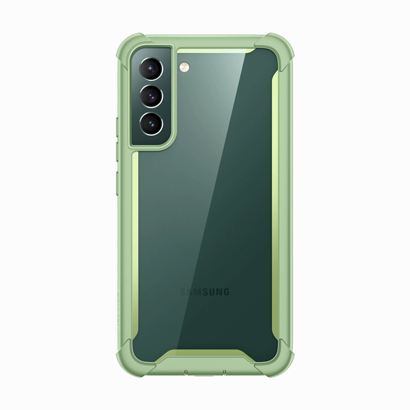 Smooth Touch Film Galaxy S22 Ares Clear Rugged Case -  Green