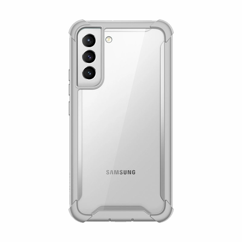 Anti Fingerprint Shield Fingerprint Shield Galaxy S22 Plus Ares Clear Rugged Case -  Gray