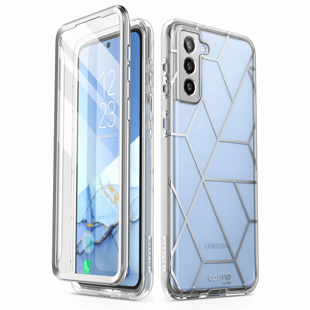 Fingerprint Repellent Anti Finger Grease Film Galaxy S22 Plus Cosmo Case - Clear