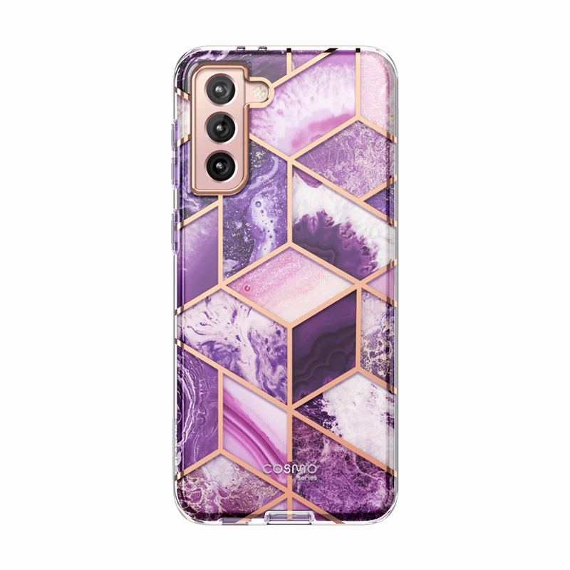 Edge Protection Galaxy S22 Plus Cosmo Case - Marble Purple