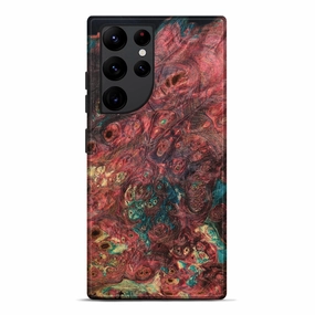 Galaxy S22 Ultra Wood Live Edge Phone Case - Cleve (Wood Burl, 781243) HD Clarity