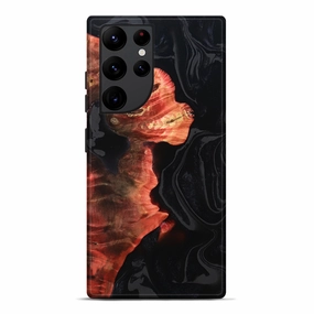 Bubble Free Screen Shock Guard Galaxy S22 Ultra Wood Live Edge Phone Case - Neal (Vapor, 781990)