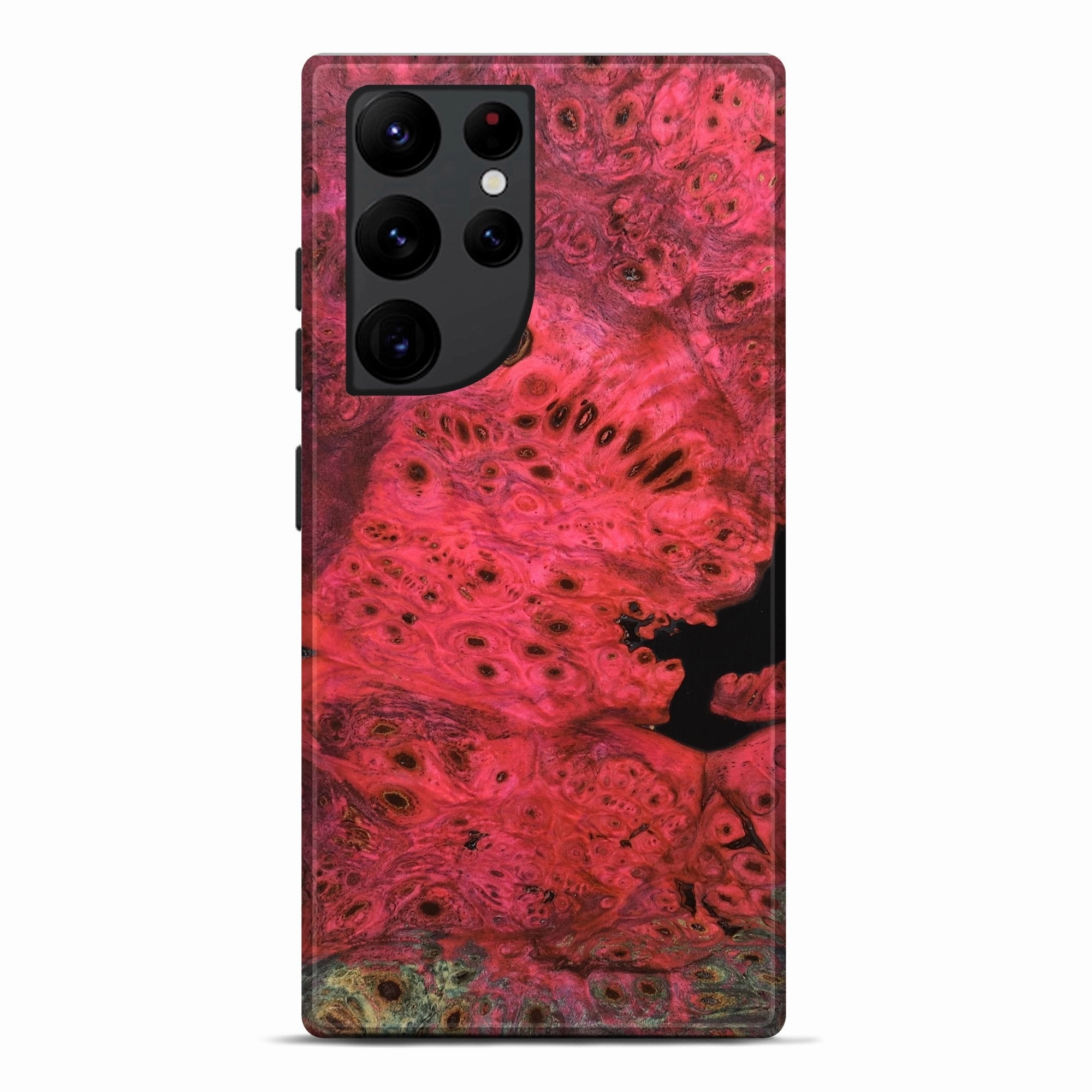 HD Clarity Anti Finger Mark Film Galaxy S22 Ultra Wood Live Edge Phone Case - Zyon (Wood Burl, 781445)