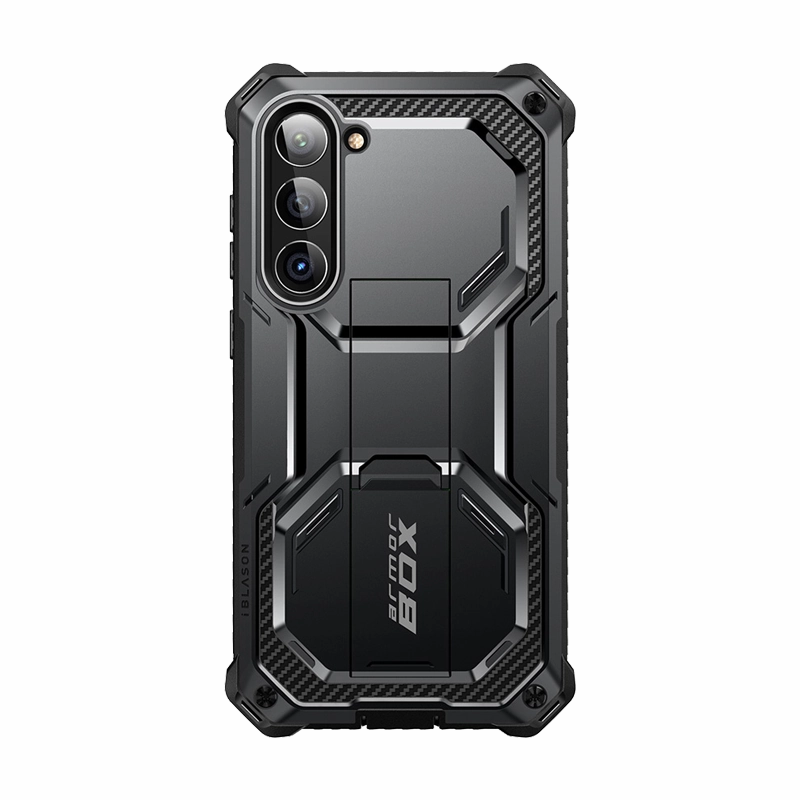 Galaxy S23 Armorbox Case - Black Edge Guard Anti Finger Grease Film