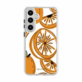 Galaxy S23 Halo Magsafe Cute Phone Case - Oranges Smooth Touch Film