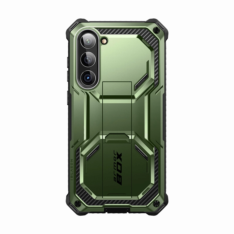 Galaxy S23 Plus Armorbox Case-Dark Green Anti Fog Anti Fingerprint Film