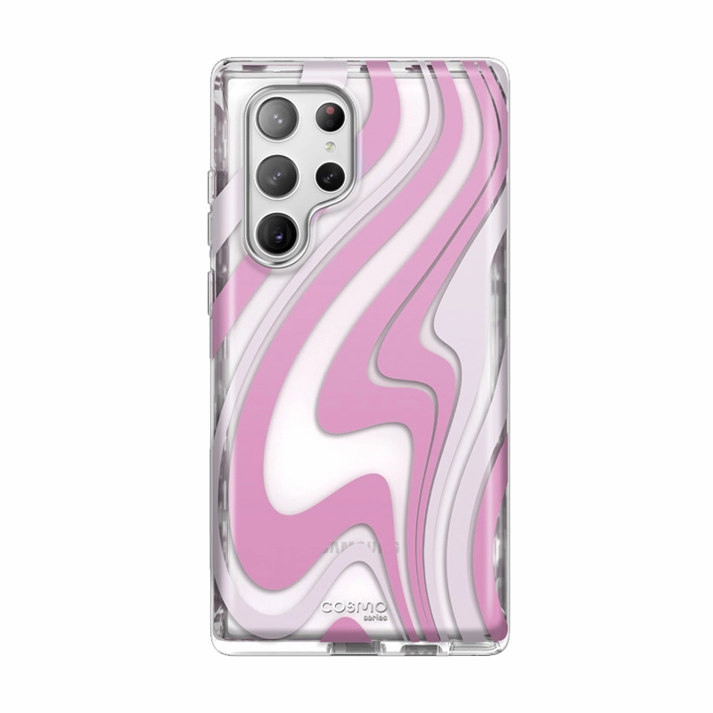Fingerprint Free Galaxy S23 Ultra Cosmo Case -Pink