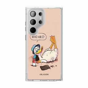 Anti Finger Smudge Galaxy S23 Ultra Halo Magsafe Cute Phone Case - Quackin Around
