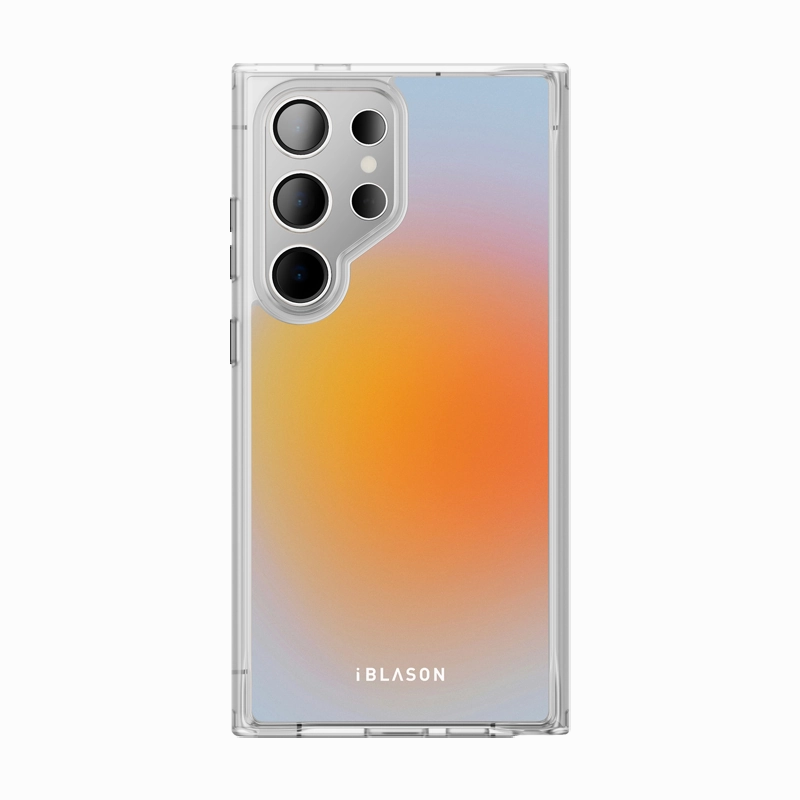 Smooth Touch Galaxy S23 Ultra Halo Magsafe Cute Phone Case - Sunset