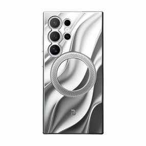 Galaxy S24 Ultra Radiance Protective Phone Case - Silver Protective Screen Drop Protection