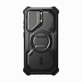Anti Shock Screen Galaxy S25 Plus Armorbox Protective Phone Case - Black