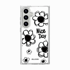Anti Finger Stain Shock Guard Galaxy S25 Plus Halo Magsafe Cute Phone Case - Nice Day