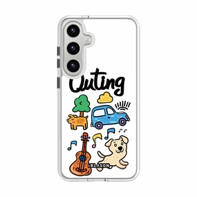 Grip Friendly Galaxy S25 Plus Halo Magsafe Cute Phone Case -Outing