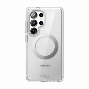 Anti Fingerprint Shield Protective Cover Galaxy S25 Ultra Cosmo Cute Case -Clear
