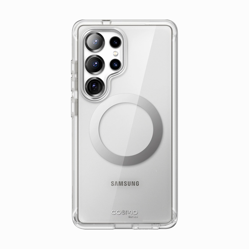 Anti Fingerprint Shield Protective Cover Galaxy S25 Ultra Cosmo Cute Case -Clear