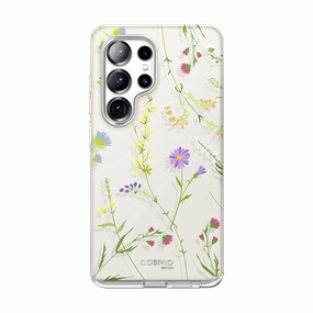 Galaxy S25 Ultra Cosmo Cute Case -Floral Shock Proof Film Anti Blue Light