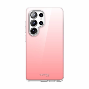 Galaxy S25 Ultra Cosmo Cute Case -Gradient Pink Anti Fingerprint Film Anti Finger Oil Coating