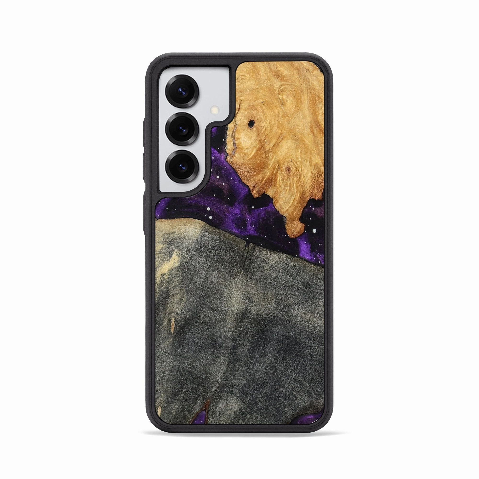 Anti Shock Screen Galaxy S25 Wood Phone Case - Addilyn (Cosmos, 781931)