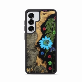 Shockproof Anti Finger Smudge Galaxy S25 Wood Phone Case - Adella (Bloom, 781642)