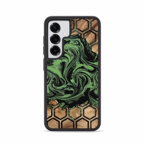 Anti Finger Streak Galaxy S25 Wood Phone Case - Agustin (Pattern, 774659)