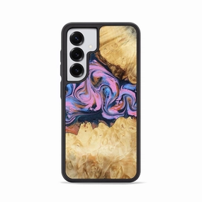 Case Friendly Glass Galaxy S25 Wood Phone Case - Ailany (Blue, 780685)