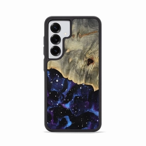 Impact Resistant Rounded Edges Galaxy S25 Wood Phone Case - Alexa (Cosmos, 781970)