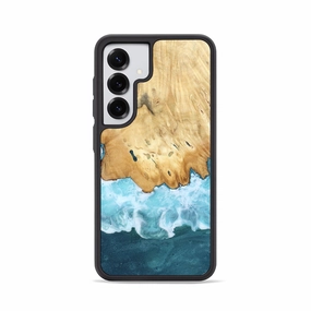Galaxy S25 Wood Phone Case - Alvah (Coastal, 781855) Anti Static HD Screen Protector