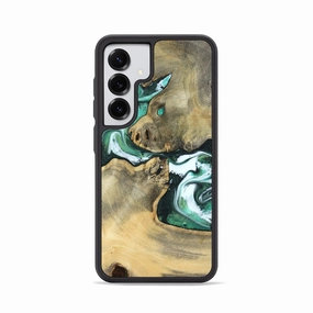 Ultra Thin Galaxy S25 Wood Phone Case - Alvie (Green, 781161)