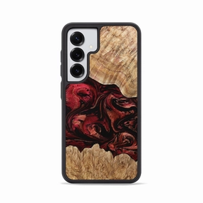 Soft Edge Galaxy S25 Wood Phone Case - Alyce (Red, 767970)