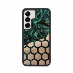 Anti Oil Film Privacy Screen Galaxy S25 Wood Phone Case - Ami (Pattern, 779652)