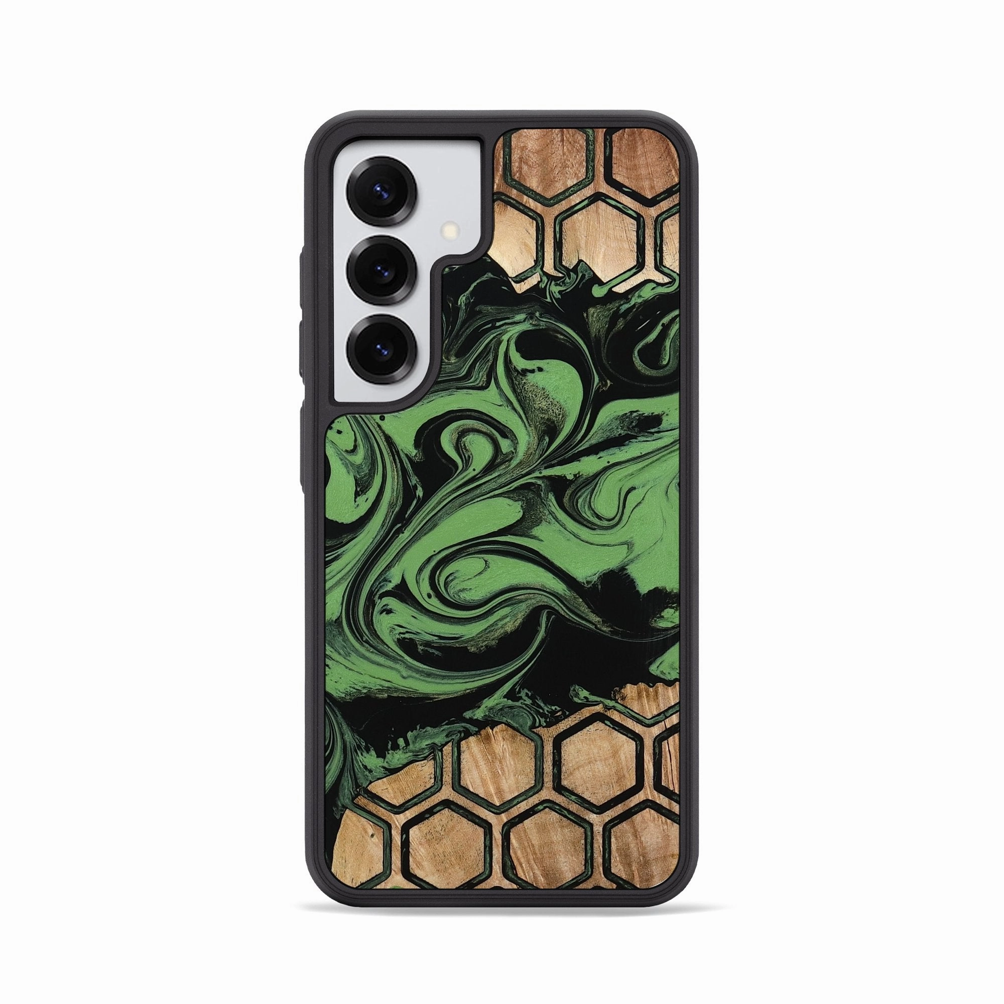 Anti Finger Smudge Film Galaxy S25 Wood Phone Case - Amoura (Pattern, 773626)