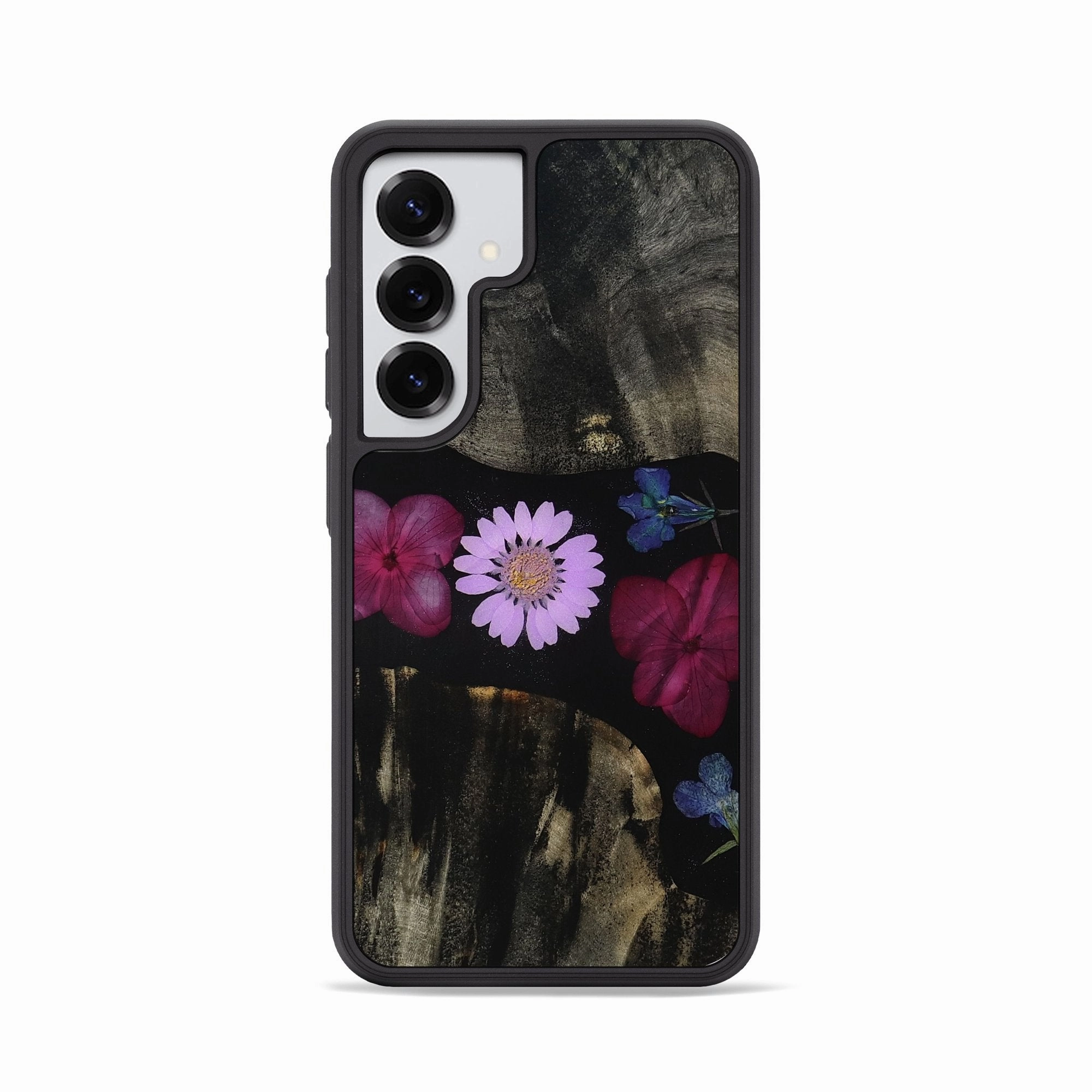 Galaxy S25 Wood Phone Case - Angeles (Bloom, 781349) Anti Scratch Screen