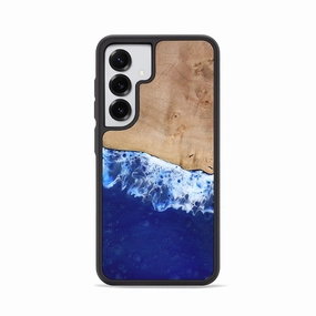 Galaxy S25 Wood Phone Case - Anya (Coastal, 778418) Reinforced Corners
