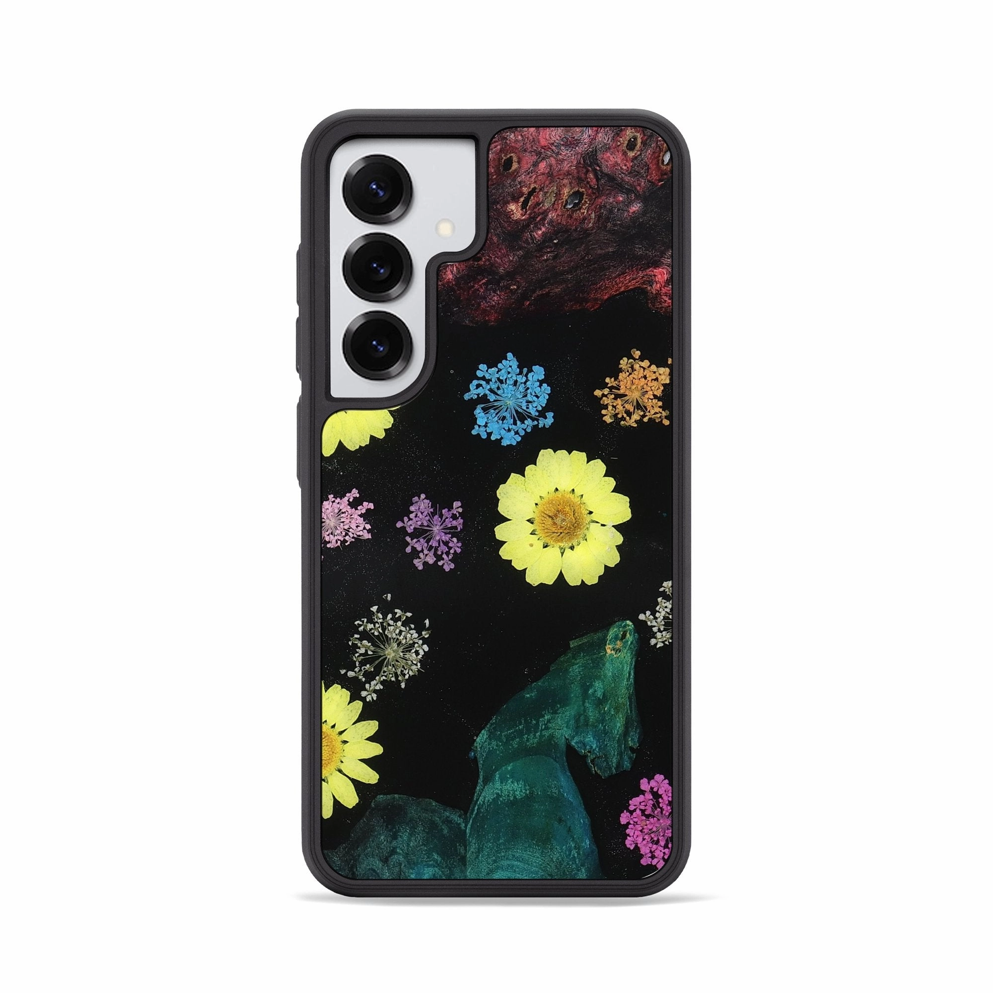 Screen Guard Screen Defense Galaxy S25 Wood Phone Case - Ara (Bloom, 780399)