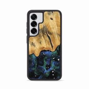 Easy Installation Shock Absorbing Galaxy S25 Wood Phone Case - Ashlyn (Cosmos, 778462)
