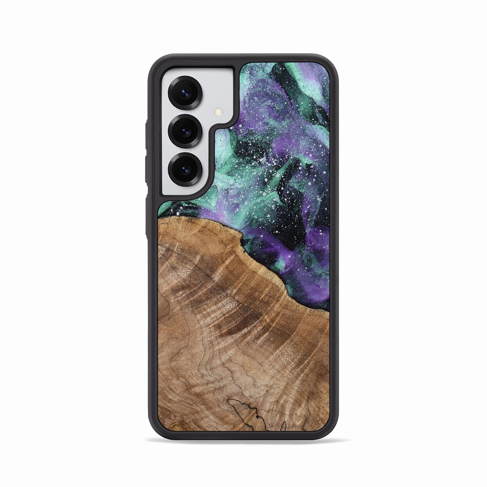 Fingerprint Repellent Anti Finger Stain Galaxy S25 Wood Phone Case - August (Cosmos, 781088)