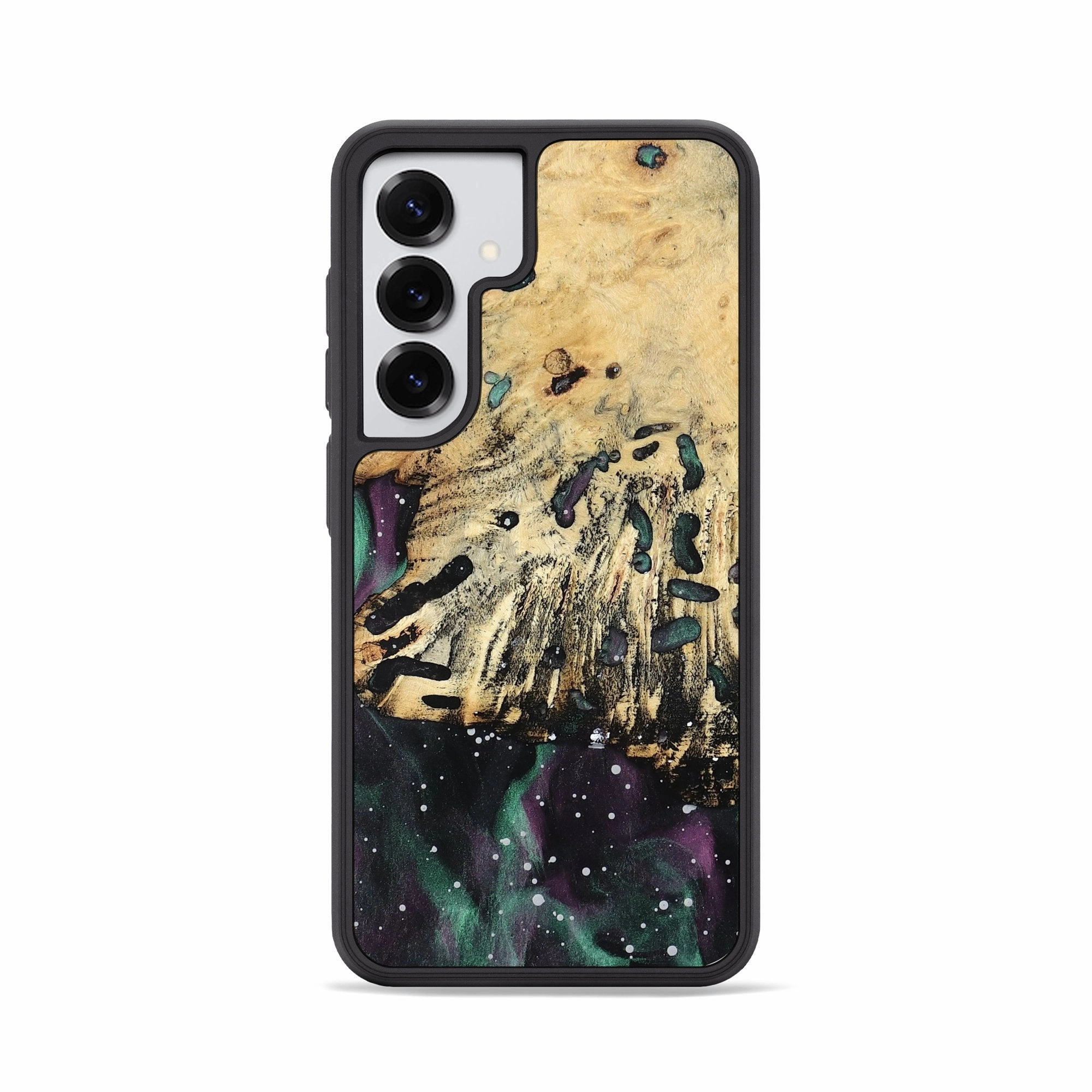 Galaxy S25 Wood Phone Case - Aura (Cosmos, 781955) Anti Finger Oil
