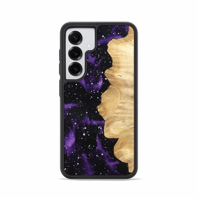Galaxy S25 Wood Phone Case - Benny (Cosmos, 781958) Anti Finger Smudge Film Scratch Proof Glass