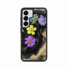 Anti Finger Grease Smooth Touch Film Galaxy S25 Wood Phone Case - Blaine (Bloom, 781615)