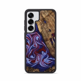 Anti Dust Galaxy S25 Wood Phone Case - Braiden (Red, 781114)