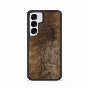 Galaxy S25 Wood Phone Case - Briggs (Wood Burl, 781869) Edge Guard Protective Layer