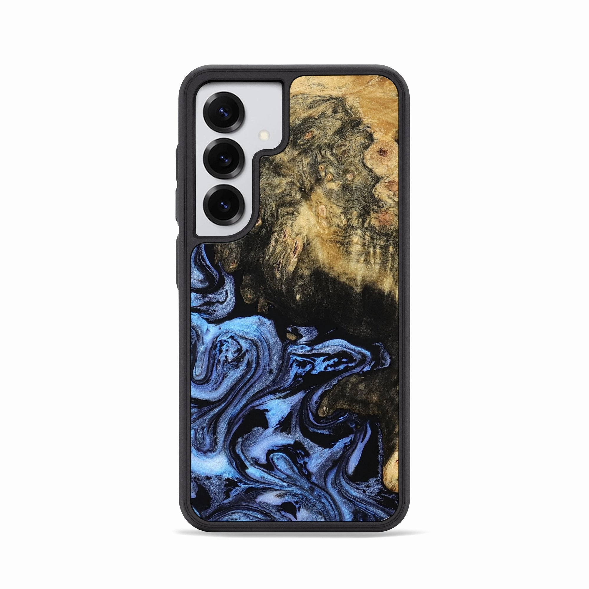 Galaxy S25 Wood Phone Case - Britney (Blue, 781780) Dustproof Cover Protective Cover