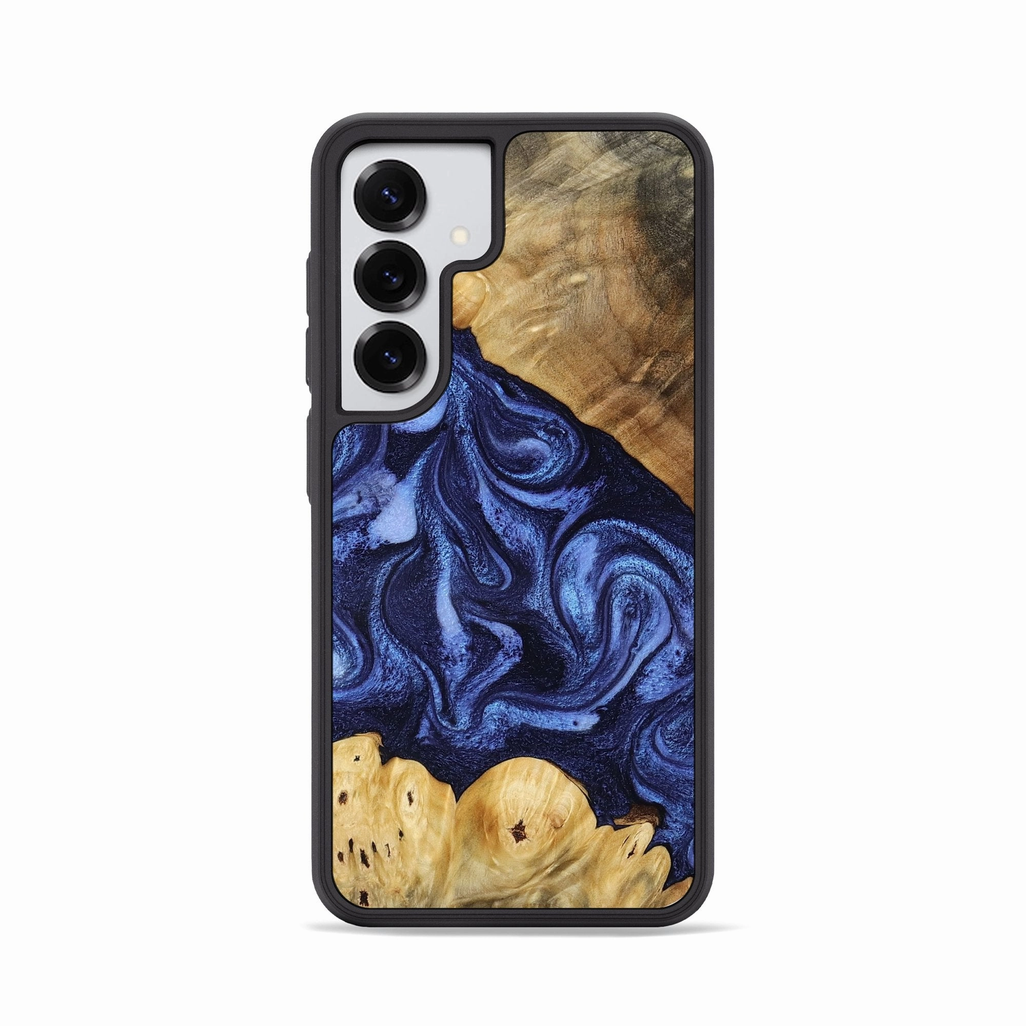 Anti Reflection Coating Galaxy S25 Wood Phone Case - Bryce (Blue, 769752)
