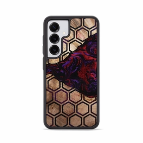 Scratch Resistant Coating Edge Guard Galaxy S25 Wood Phone Case - Carley (Pattern, 780514)