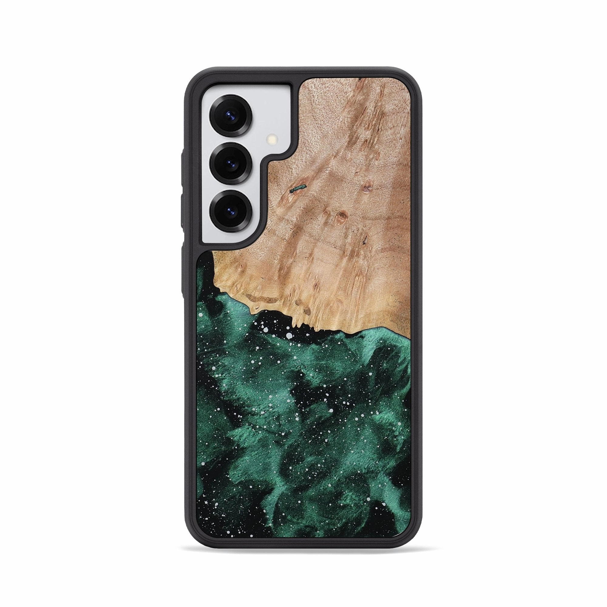 Galaxy S25 Wood Phone Case - Cloyd (Cosmos, 780300) Impact Resistant Drop Resistant