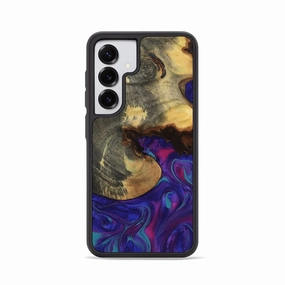 Edge Protection Galaxy S25 Wood Phone Case - Dannie (Purple, 767877)
