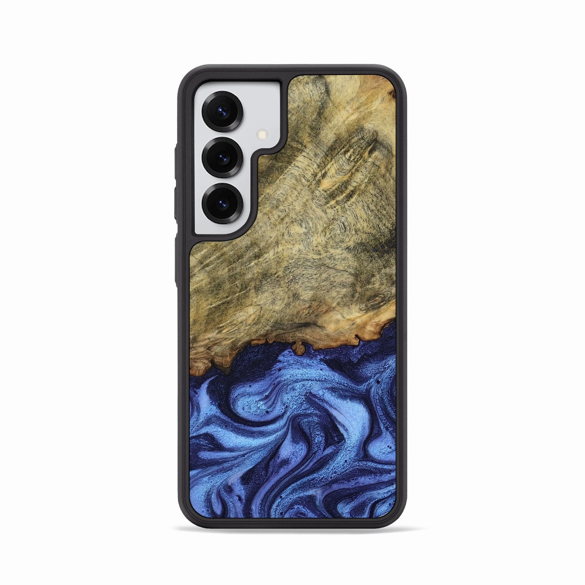 Screen Guard Screen Defense Galaxy S25 Wood Phone Case - Darwin (Blue, 769816)